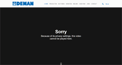 Desktop Screenshot of deman.be